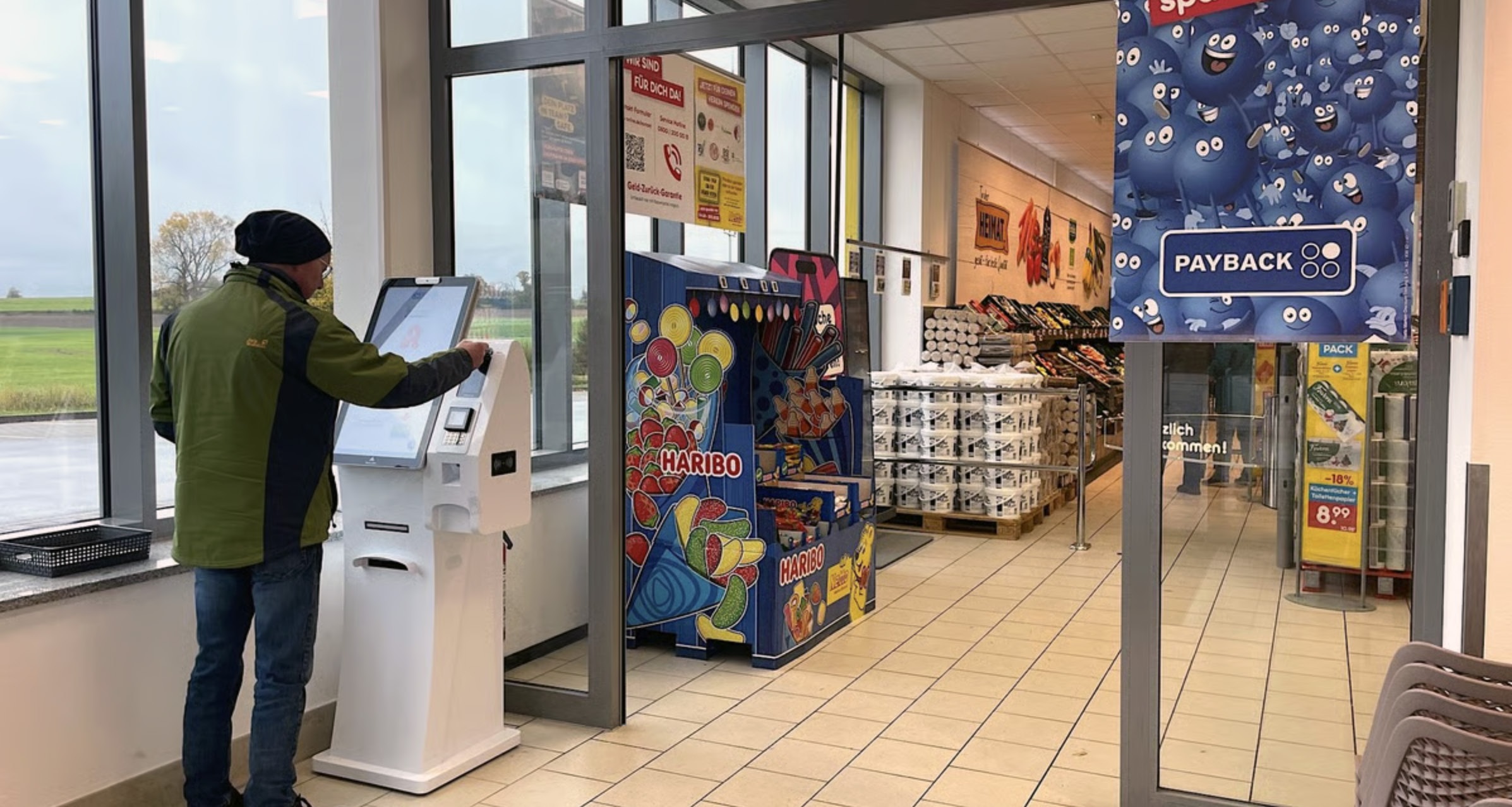 Medikamententerminal in einem Supermarkt in Bad Waldsee