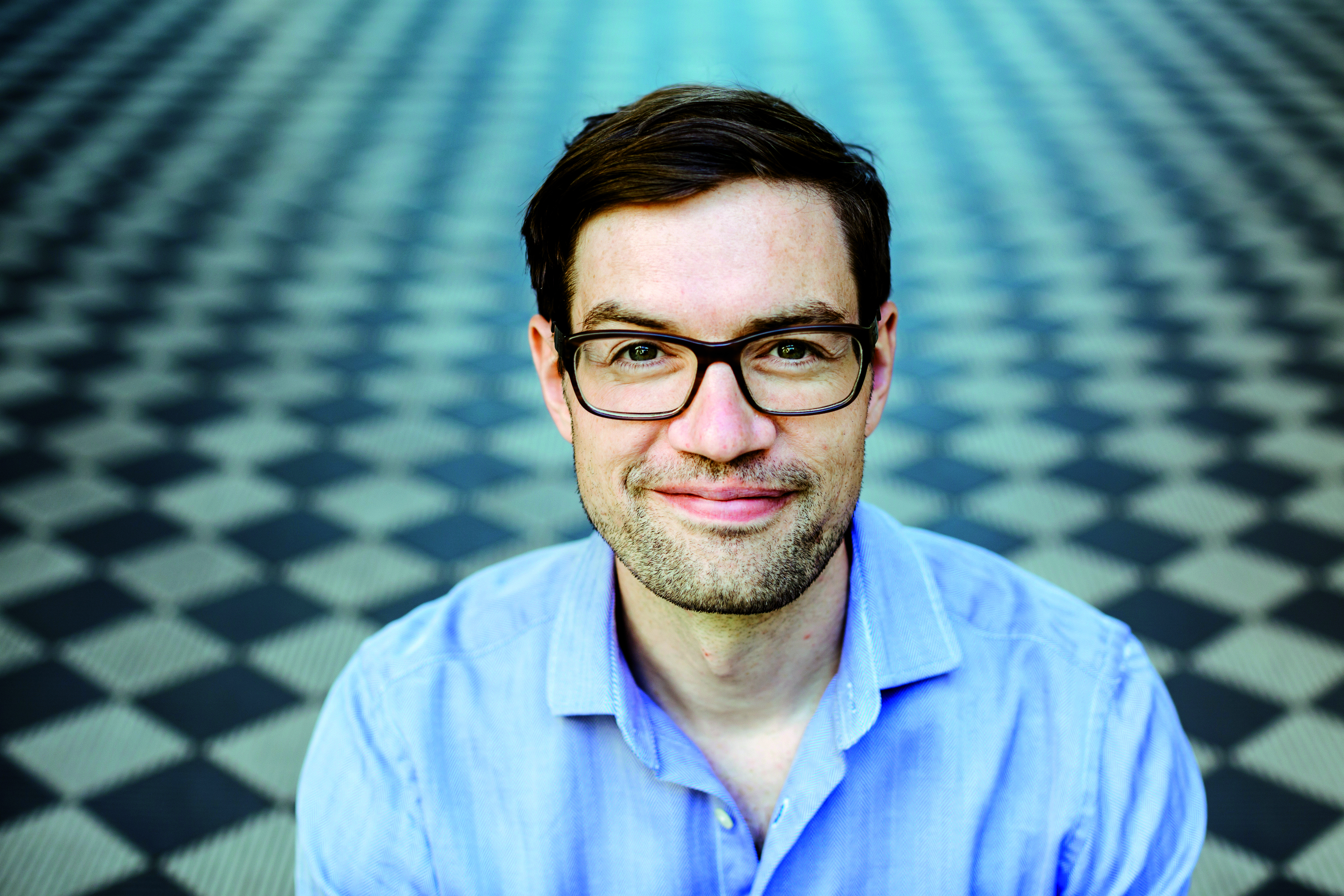 Frederik Fischer über das KoDorf in Tengen (c)Manuela Clemens