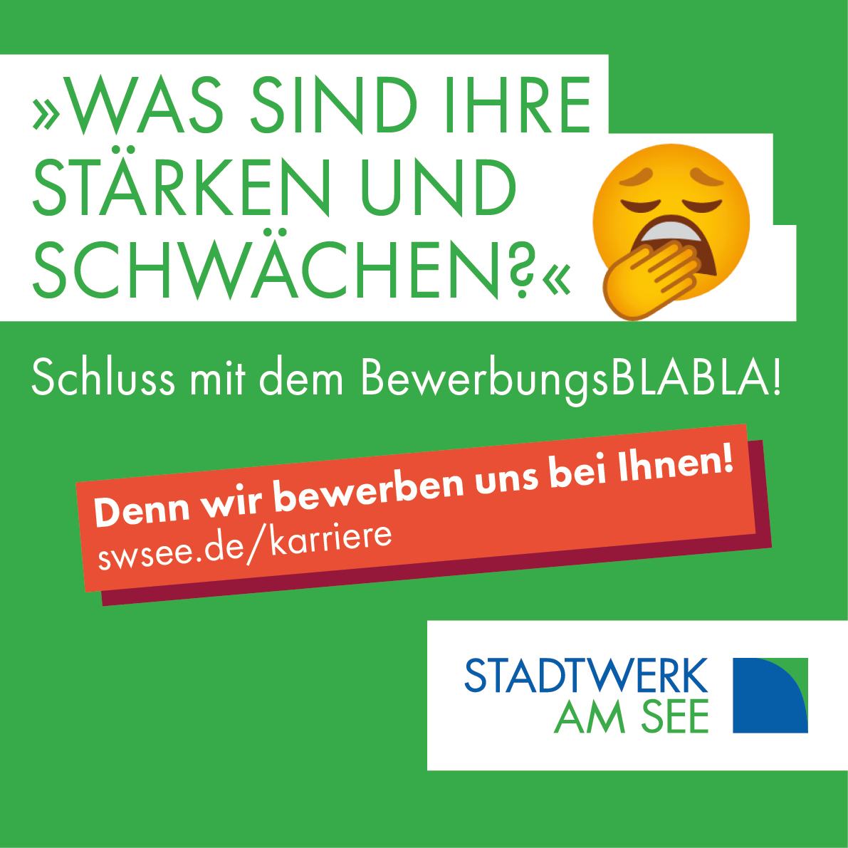 Kampagne zur Fachkräftegewinnung der Stadtwerke am See
