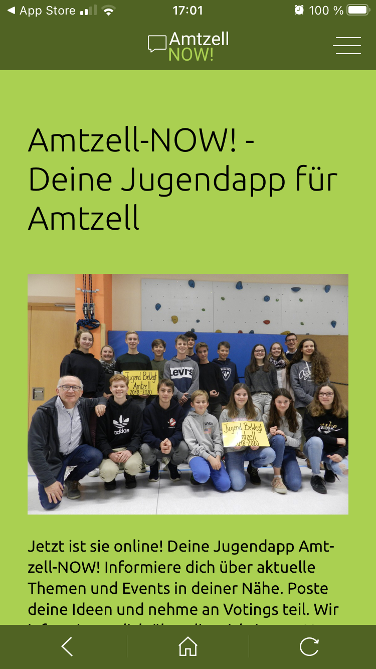 Jugendbeteiligungs-App in Amtzell