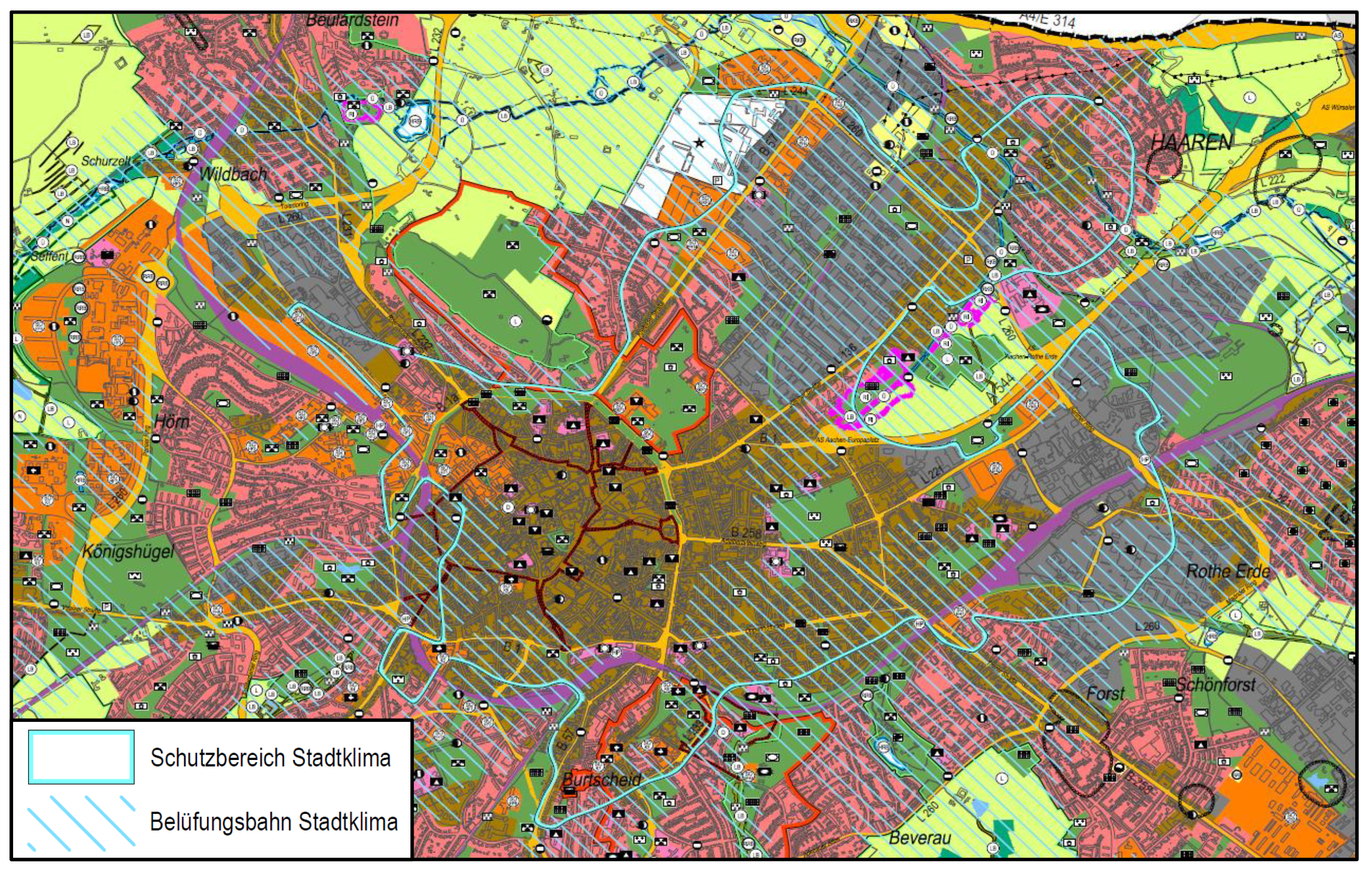 Flächennutzungsplan der Stadt Aachen
