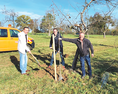 Baumpflanzaktion in Nürtingen