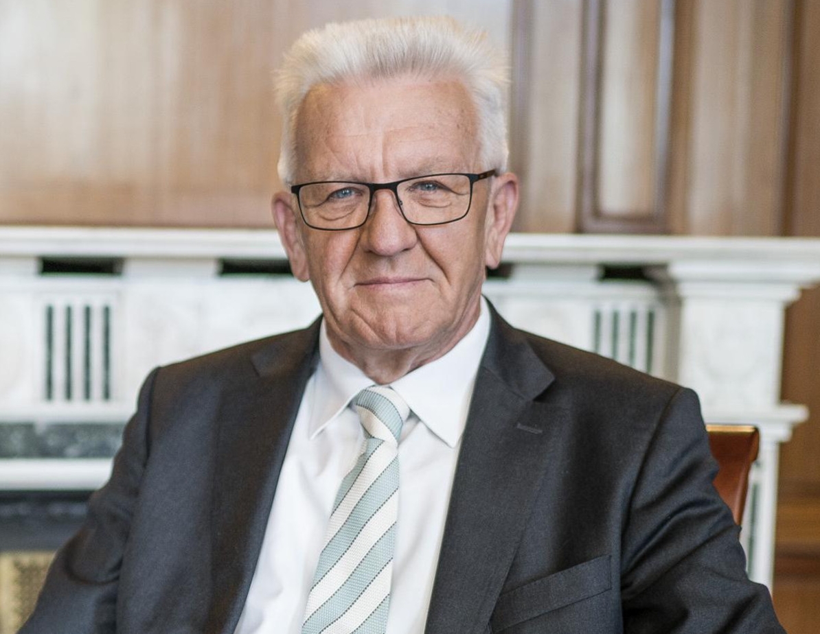 Winfried Kretschmann über das baden-württembergische Landesgrundsteuergesetz. (c)Dennis Williamson