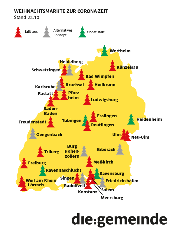 Wo findet der Weihnachtsmarkt im Corona-Jahr 2020 statt?