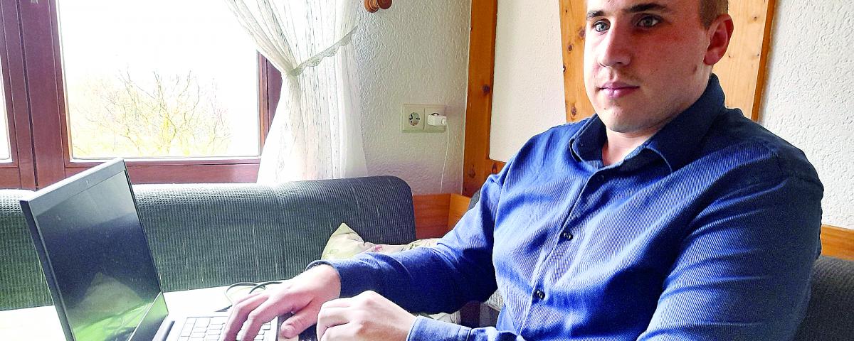 Blinder Praktikant in Gomaringen