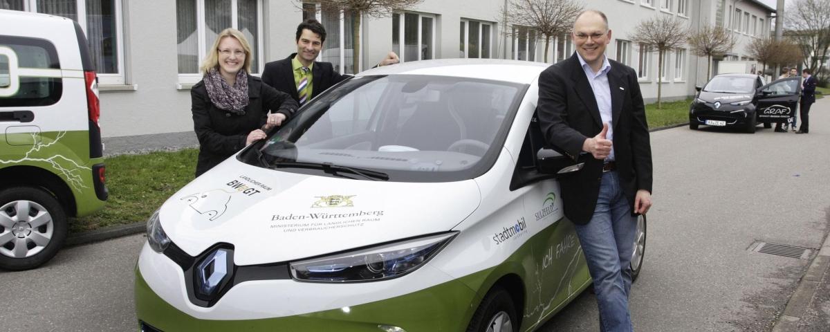 E-Carsharing in der Gemeinde Sulzfeld