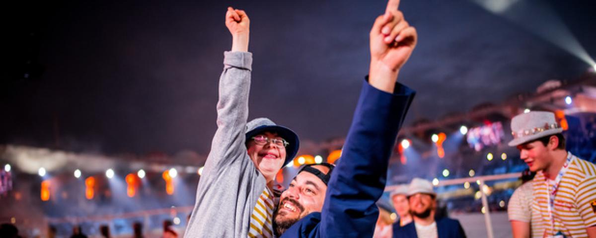 Vor dem Start der Special Olympics besuchen die Athletinnen und Athleten ihre Host-Towns