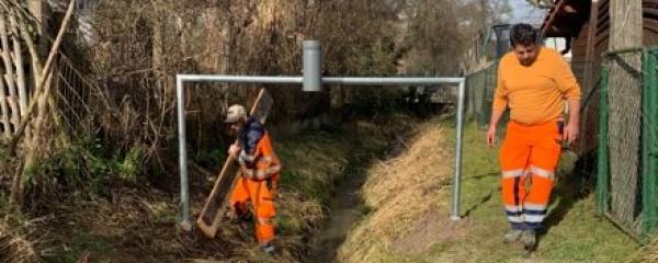 So sollen der Hochwasserschutz in Ammerbuch verbessert werden: Die Mitarbeiter der Gemeindeverwaltung bereiten alles für das digitale Frühwarnsystem vor